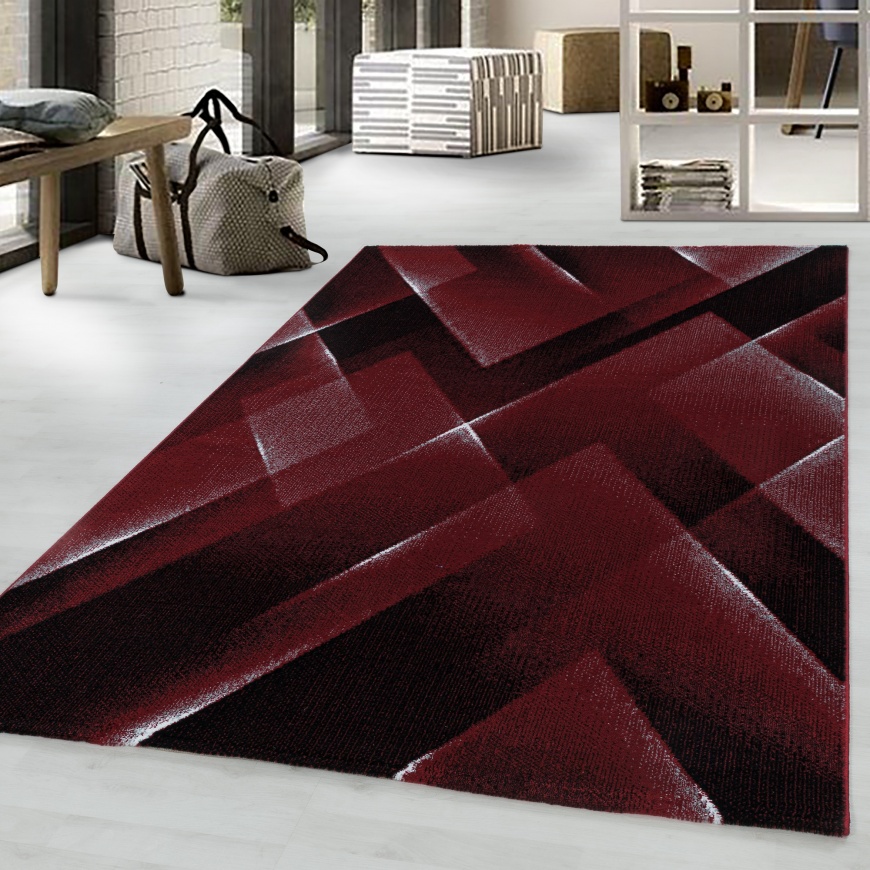 Costa Modern Red Rug